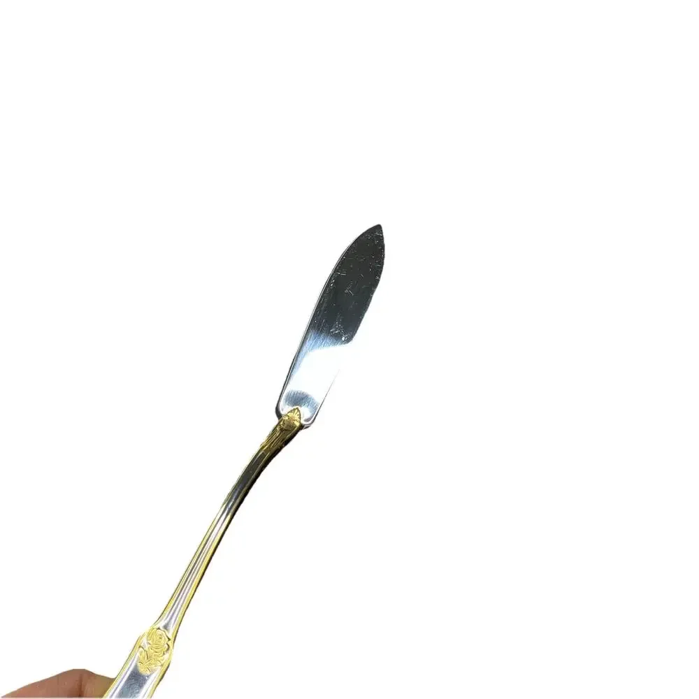 Royal Albert OLD COUNTRY ROSES Stainless Gold Accent MASTER BUTTER KNIFE